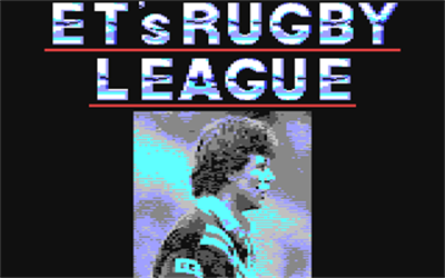ET's Rugby League - Screenshot - Game Title Image