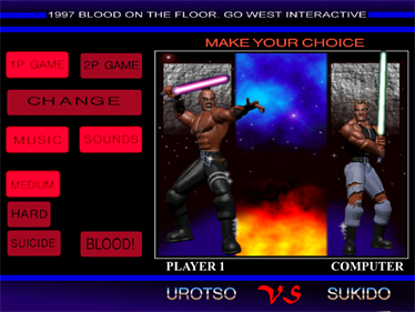 Blood on the Floor - Screenshot - Game Title Image