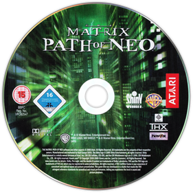 The Matrix: Path of Neo - Disc Image