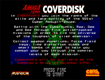Amiga Power #32 - Screenshot - Game Title Image