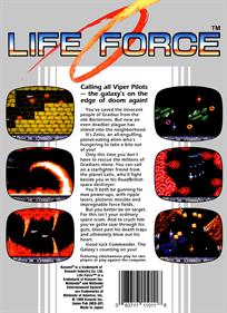 Life Force - Box - Back Image