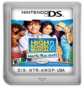High School Musical 2: Work This Out! - Fanart - Cart - Front Image