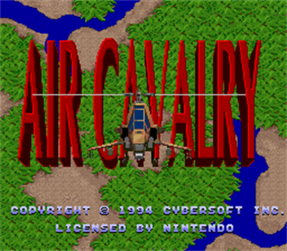 Air Cavalry - Screenshot - Game Title Image