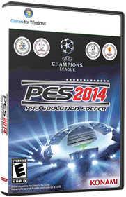 PES 2014: Pro Evolution Soccer - Box - 3D Image