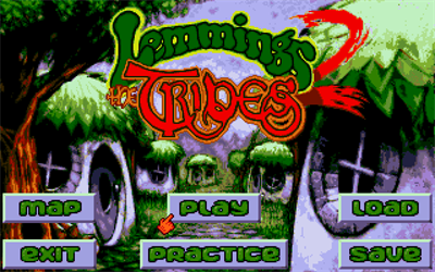 Lemmings 2: The Tribes - Screenshot - Game Select Image