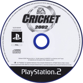 Cricket 2002 - Disc Image
