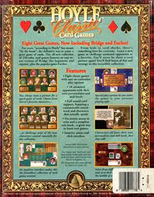 Hoyle Classic Card Games - Box - Back Image