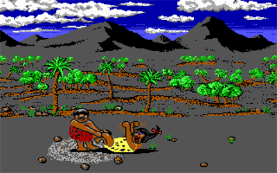 Caveman Ugh-lympics - Screenshot - Gameplay Image