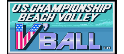 U.S. Championship Beach Volley V'ball - Clear Logo Image