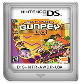 Gunpey DS - Fanart - Cart - Front Image