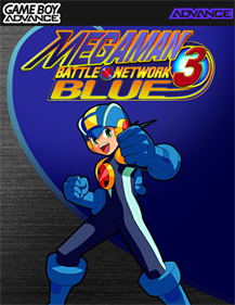 Mega Man Battle Network 3: Blue Version - Fanart - Box - Front Image