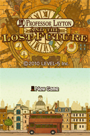 Professor Layton and the Unwound Future - Screenshot - Game Title Image