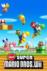 New Super Mario Bros. Wii - Fanart - Box - Front
