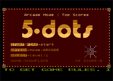 5.Dots - Screenshot - Game Title Image