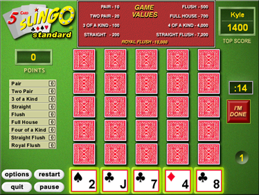 5 Card Slingo - Screenshot - Gameplay Image