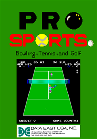 Pro Sports: Bowling, Tennis, and Golf - Fanart - Box - Front Image