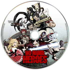 No More Heroes - Fanart - Disc Image