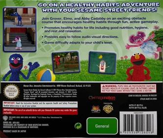123 Sesame Street: Ready, Set, Grover! With Elmo: The Videogame - Box - Back Image