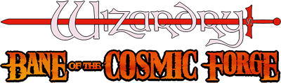 Wizardry VI: Bane of the Cosmic Forge - Clear Logo Image