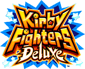 Kirby Fighters Deluxe - Clear Logo Image
