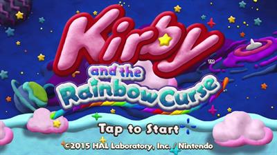 Kirby and the Rainbow Curse - Screenshot - Game Title Image
