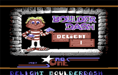 Delight Boulder Dash 1 - Screenshot - Game Title Image