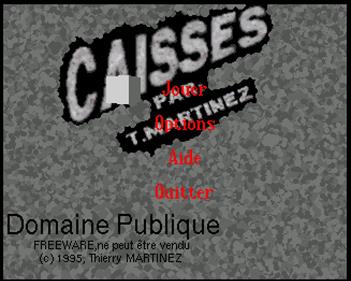 Caisses - Screenshot - Game Select Image