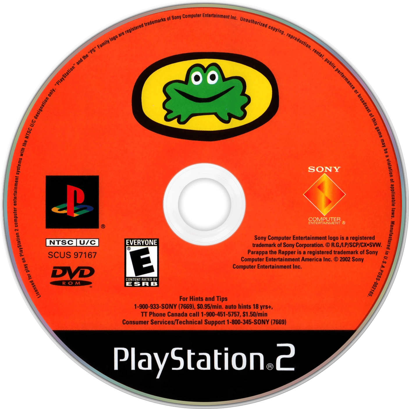 PARAPPA THE RAPPER 2 (NTSC-U) - FRONT