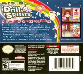 Mr. Driller: Drill Spirits - Box - Back Image