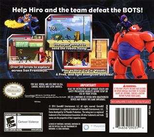 Disney Big Hero 6: Battle in the Bay - Box - Back Image