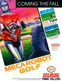 Mecarobot Golf - Advertisement Flyer - Front Image