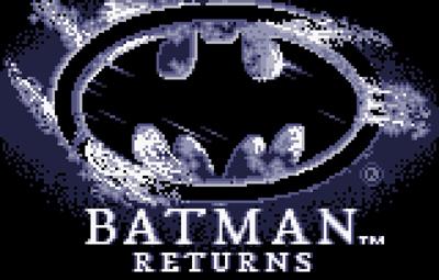 Batman Returns - Screenshot - Game Title