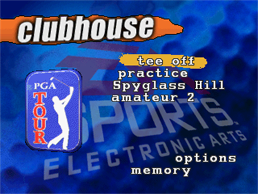 PGA Tour 97 - Screenshot - Game Select Image