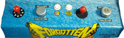 Forgotten Worlds - Arcade - Control Panel Image