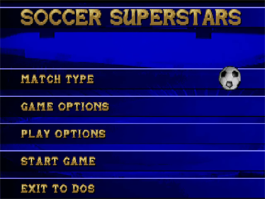 Mitre Soccer Superstars - Screenshot - Game Title Image