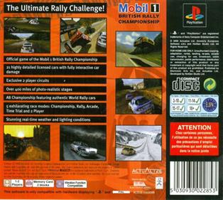 Mobil 1 Rally Championship - Box - Back Image