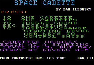 Space Kadet - Screenshot - Game Select Image