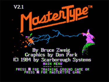 MasterType: New and Improved - Screenshot - Game Title Image