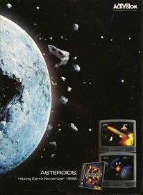 Asteroids - Advertisement Flyer - Back Image