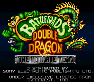 Battletoads / Double Dragon - Screenshot - Game Title Image
