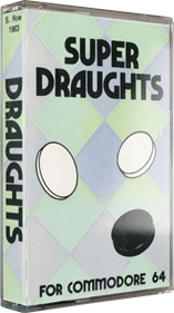 Super Draughts - Box - 3D Image