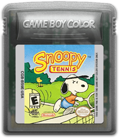 Snoopy Tennis - Fanart - Cart - Front Image