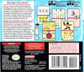 Big Brain Academy - Box - Back Image