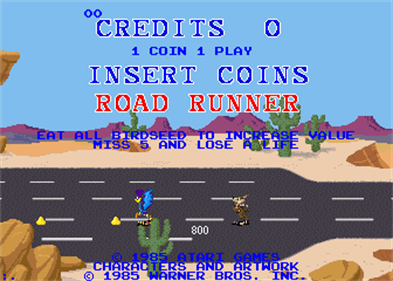 Road Runner - Screenshot - Game Title