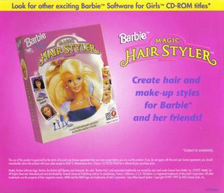 Adventures with Barbie: Ocean Discovery - Box - Back Image