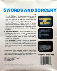 Swords of Glass - Box - Back Image