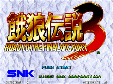 Fatal Fury 3: Road to the Final Victory - Screenshot - Game Title Image