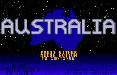 Nations Of The World: Australia - Screenshot - Game Title Image