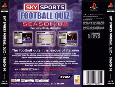 Sky Sports Football Quiz: Season 02 - Box - Back Image