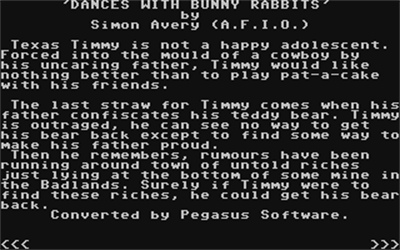 Dances with Bunny Rabbits - Screenshot - Game Title Image